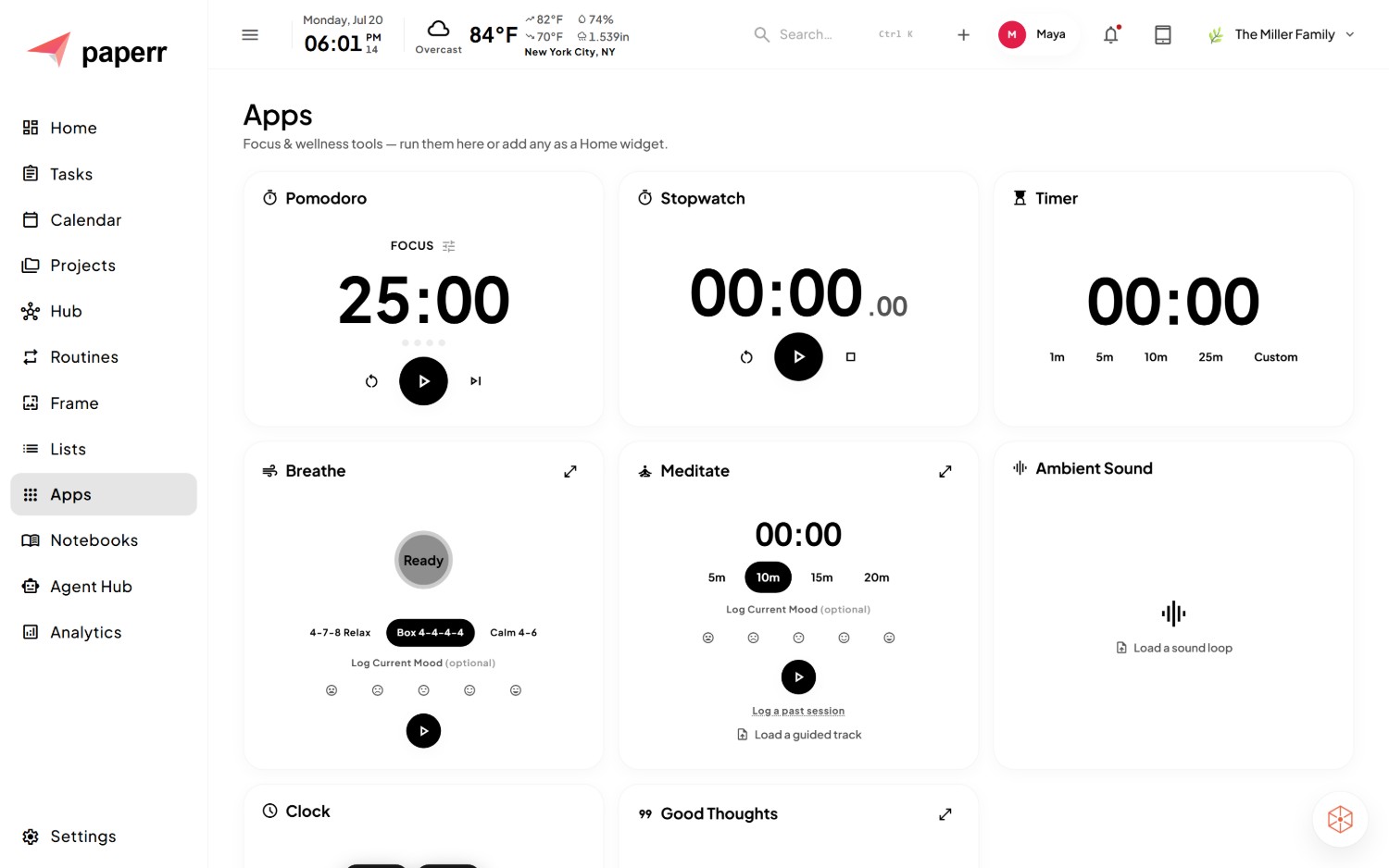 paperr focus and wellness apps